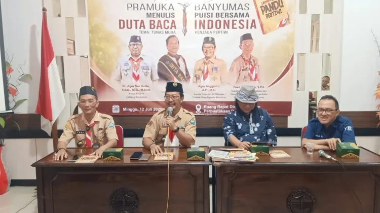 Gol A Gong Apresiasi Literasi Pramuka Banyumas Melalui Antologi Puisi
