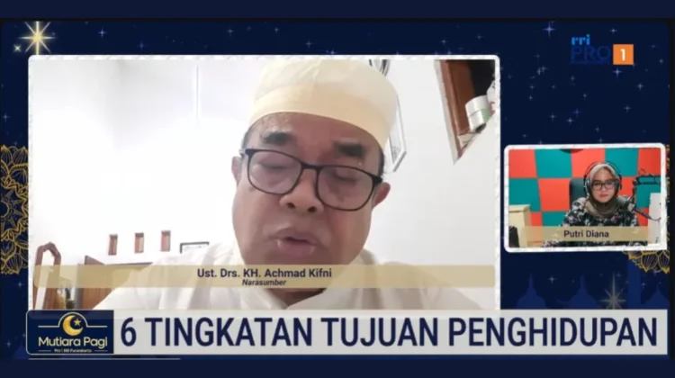 6 Tingkatan Tujuan Penghidupan Manusia dalam Kajian Mutiara Pagi RRI Purwokerto