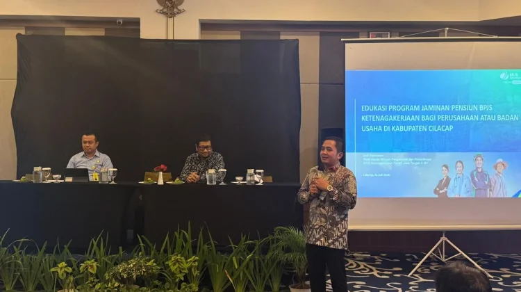BPJS Ketenagakerjaan Cilacap Dorong Perusahaan Patuhi Program Jaminan Pensiun