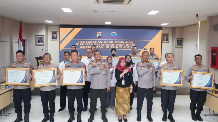 10 Polres Jajaran Polda Jateng Raih Predikat Pelayanan Sangat Baik dari Ombudsman