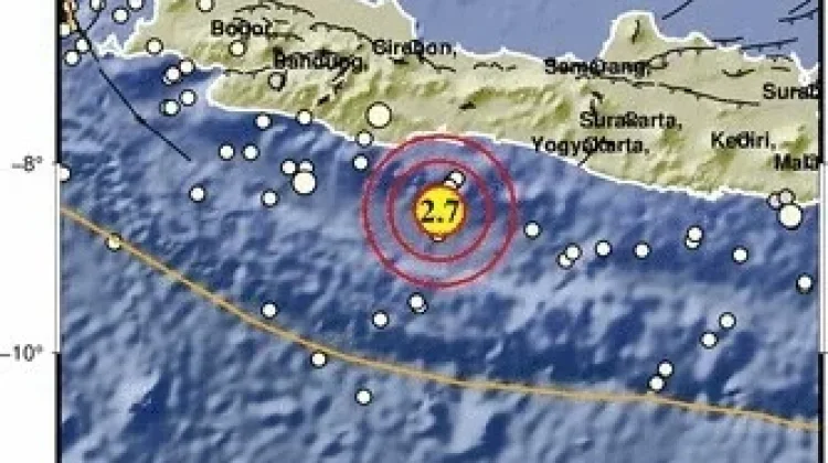 Gempa Magnitudo 2,7 Kembali Guncang Selatan Cilacap, BMKG: Berpusat di Laut