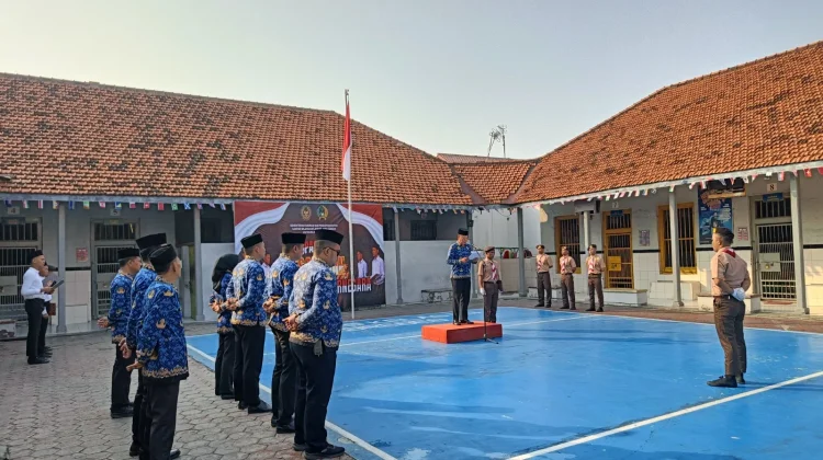Upacara Kebangsaan Jadi Media Pembinaan Warga Binaan Lapas Brebes