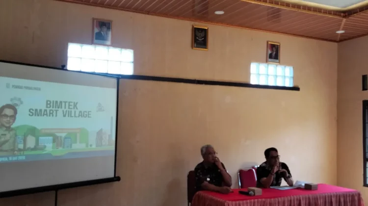 Pastikan Program Smart Village Berjalan, Dinkominfo Lakukan Monev dan Bimtek