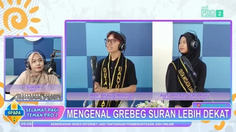 Duta Wisata Banyumas Kenalkan Nilai dan Tradisi Grebeg Suran