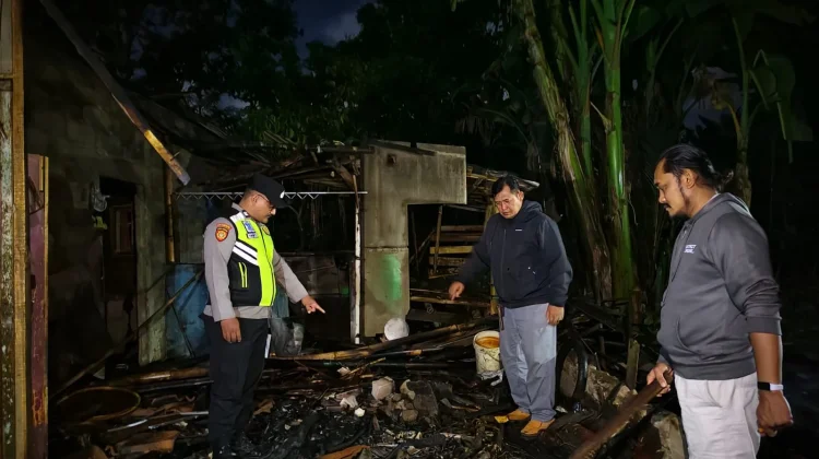Polisi Periksa Kebakaran Rumah di Kutasari, Diduga Api Berasal dari Tungku