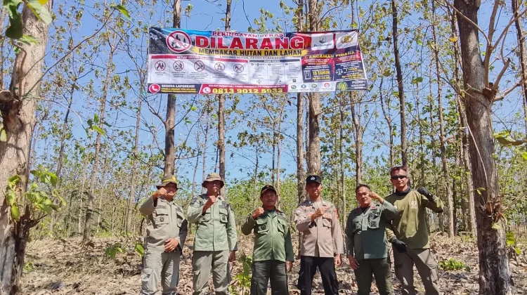 Cegah Karhutla, Polres Tegal Bersama Perhutani Beri Edukasi Masyarakat