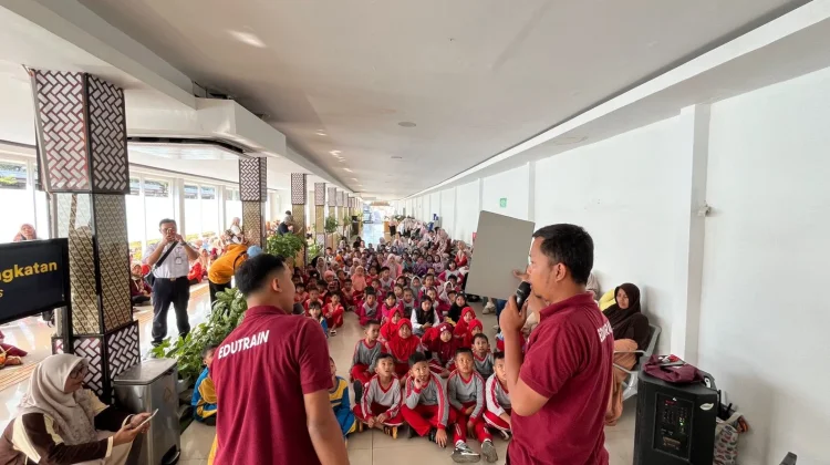 Puluhan Ribu Warga Ikuti Edutrain dan Healthy Train KAI Daop 5