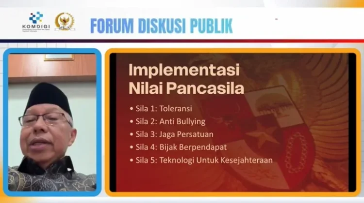 Penguatan Pancasila Jadi Kunci Hadapi Tantangan Era Digital