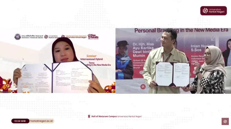 Ilmu Komunikasi UHN Tegal Jalin Kerja Sama dengan Universiti Teknologi Brunei