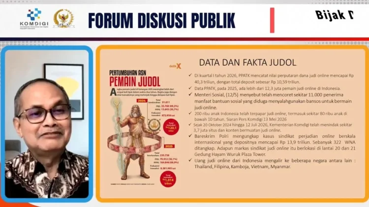 Diskusi Komdigi dalam Membentengi Ancaman Maraknya Judi Online