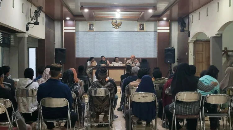 Polsek Lebaksiu Fasilitasi Musyawarah Penambang Galian C di Desa Kajen
