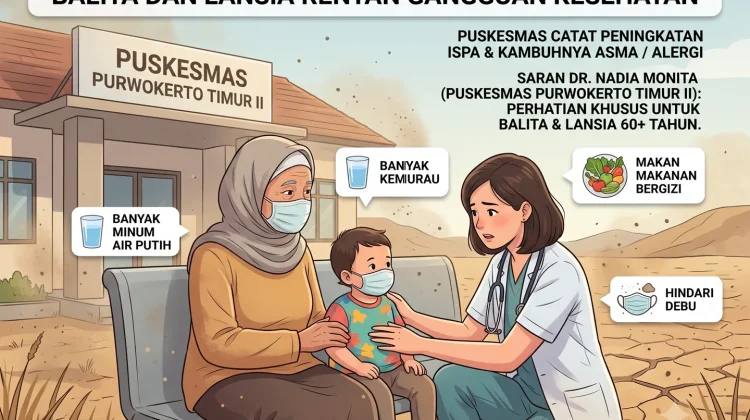 Balita dan Lansia Rentan Terserang Penyakit Saat Kemarau