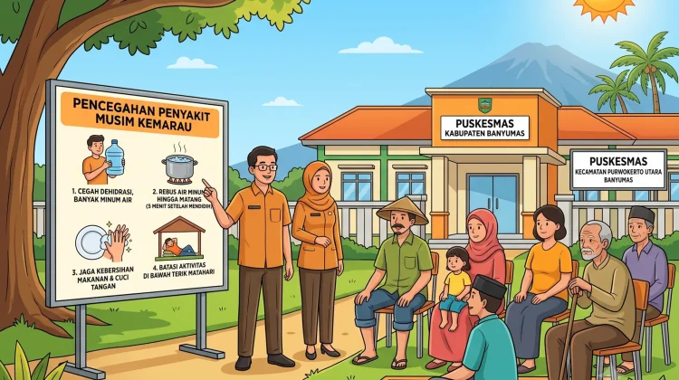 Dinkes KB Banyumas Intensifkan Edukasi Penyakit Musim Kemarau