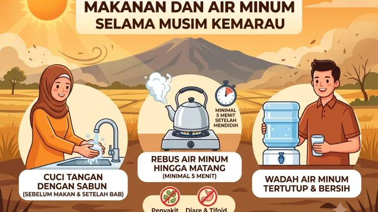 PHBS dan Air Minum Bersih Jadi Kunci Hadapi Musim Kemarau