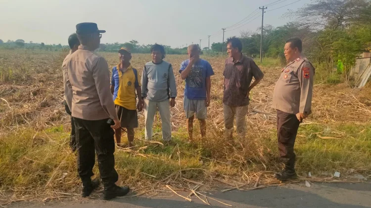 Polisi Berikan Imbauan Antisipasi Kebakaran Lahan Tebu di Wilayah Lebaksiu