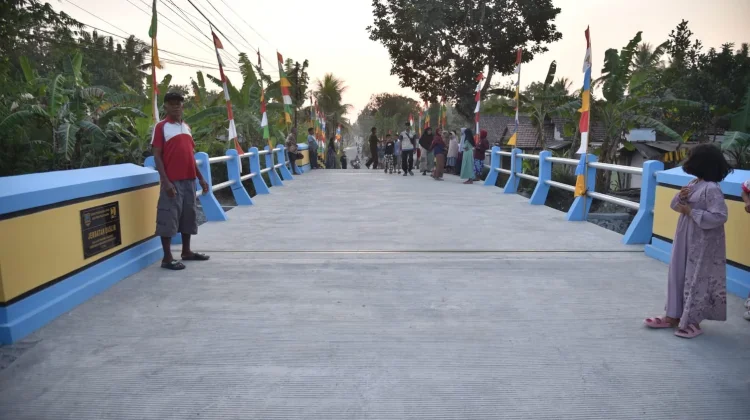 Jembatan Daslim Sidoagung Rampung, Warga Tak Perlu Memutar Lagi