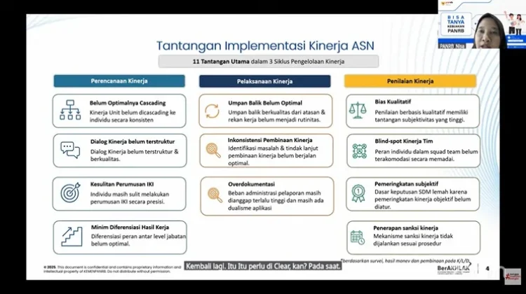 Rancangan Aturan Baru Kinerja ASN Fokus pada Penilaian Objektif