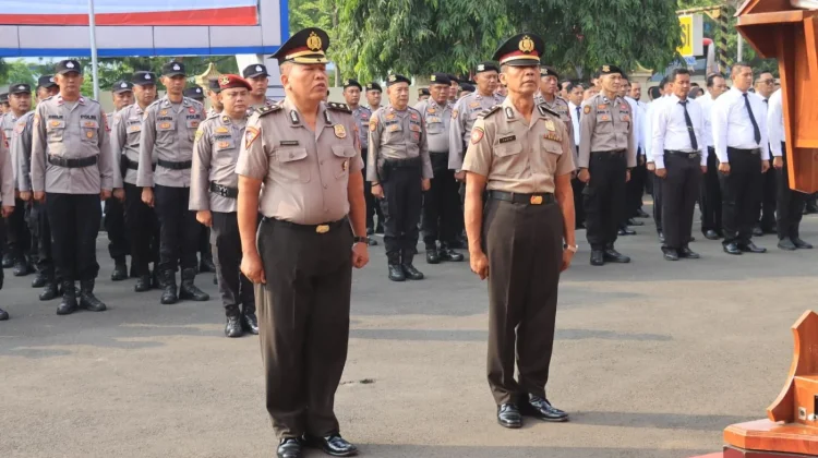 Dua Personel Polres Purbalingga Naik Pangkat Pengabdian
