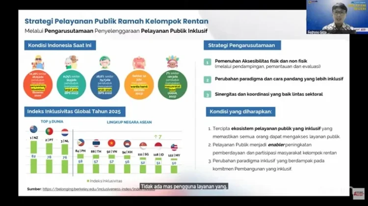 Kebijakan PANRB: Pelayanan Publik Inklusif, Ramah Terhadap Kelompok Rentan