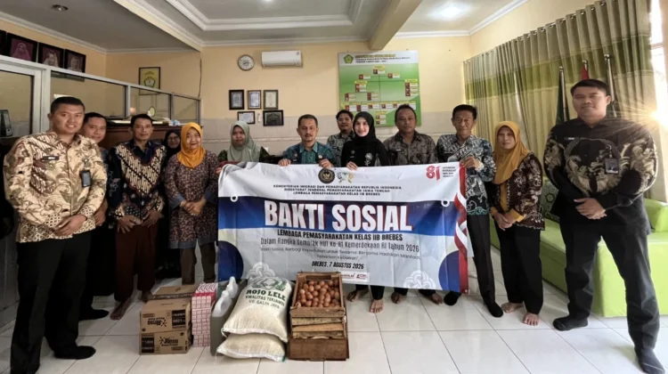 Semarak HUT Ke-81 RI, Lapas Brebes Tebar Kepedulian ke Panti Asuhan