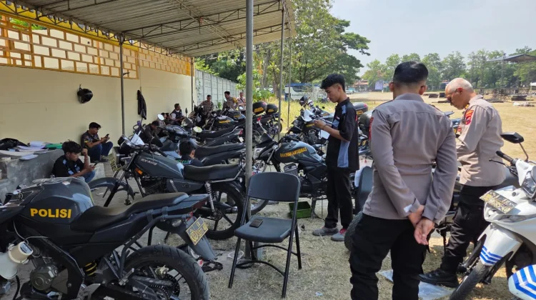 Pastikan Kendaraan Siap Digunakan, Polres Tegal Rutin Lakukan Perawatan