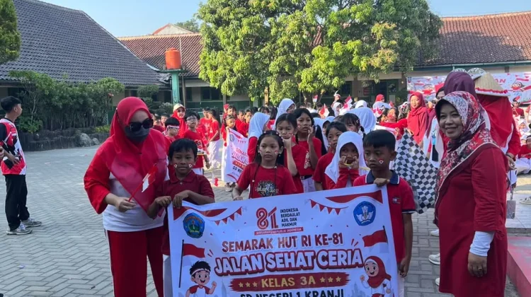 Semarak Tujuh Belasan di Lingkungan SDN 1 Kranji Purwokerto