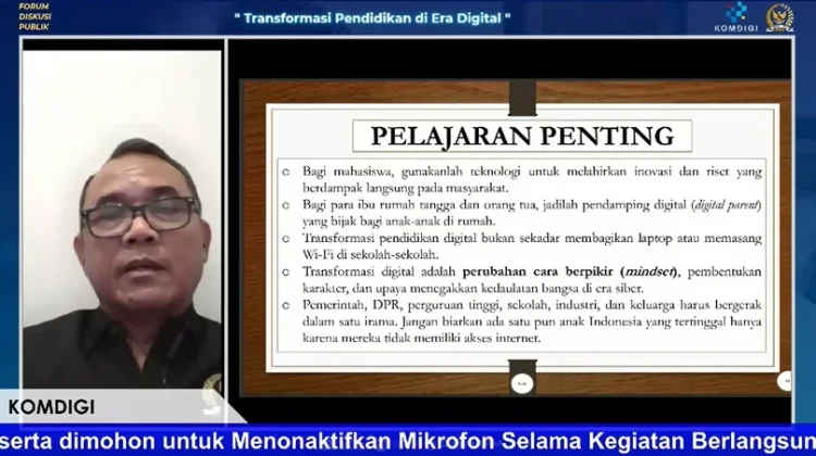 Teknologi Makin Canggih, Pendidikan Tetap Butuh Karakter