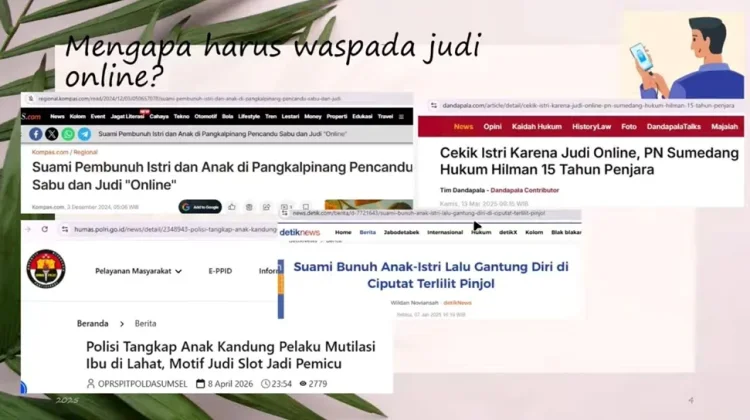 Melawan Ancaman Jeratan Judi Online menuju Ruang Digital yang Sehat