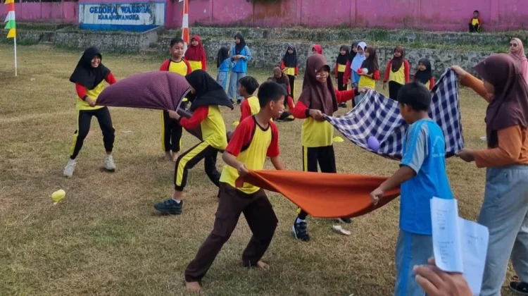 Peringati HUT ke-81 Kemerdekaan RI, SDN Karangnangka Gelar Berbagai Lomba