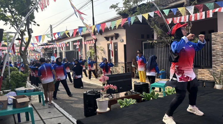Semarak HUT ke-81 RI, Warga Kedungjati Gelar Senam dan Lomba Bersama