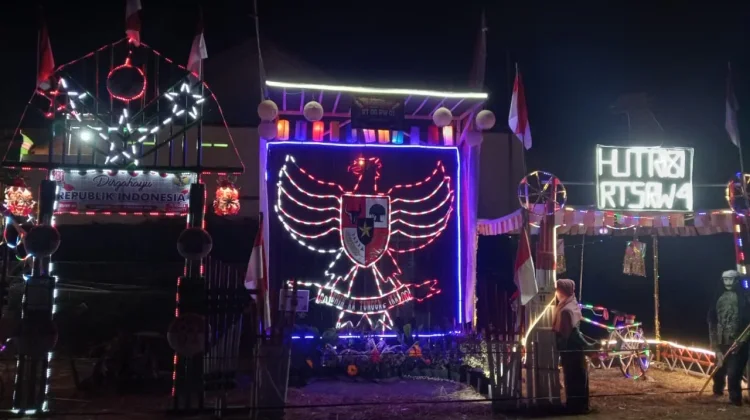 Lomba Lampu Hias Ciberem Jadi Ruang Kreativitas Warga dan Tarik Pengunjung