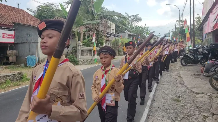 256 Penggalang Baru SMPN 1 Baturraden Ditempa lewat Perjusa