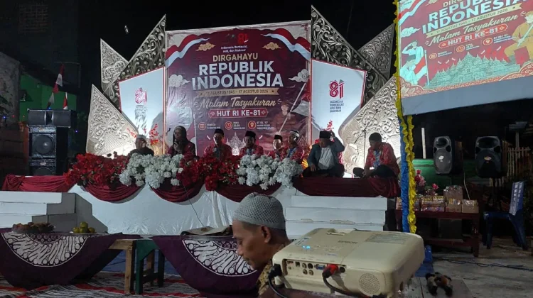 Malam Puncak HUT RI ke - 81 Jadi Ajang Silaturahmi Warga RT 05/)7