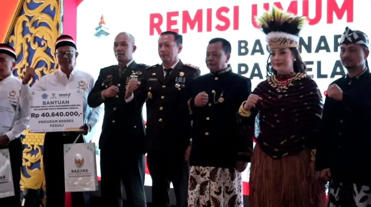 250 Warga Binaan Lapas Brebes Terima Remisi HUT Ke-81 RI, 3 Orang Langsung Bebas