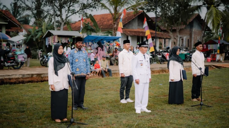 KKN UNUGHA Bantu Sukseskan Upacara HUT RI ke-81 di Sidamulya