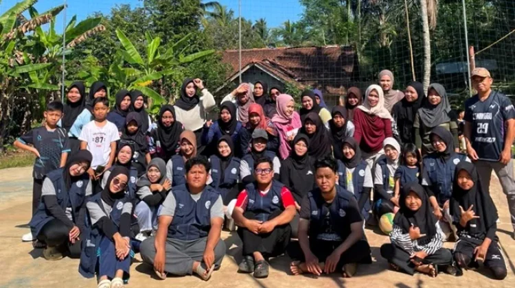 Semarak Senam Bersama KKN 148 UIN Saizu di Cintajaya