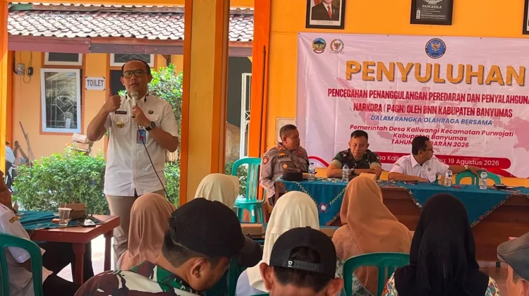 BNN Banyumas Gelar Edukasi Bahaya Narkoba di Desa Kaliwangi