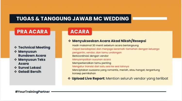 Bukan Sekadar Pegang Mic, MC Wedding Punya Peran Besar di Hari Bahagia
