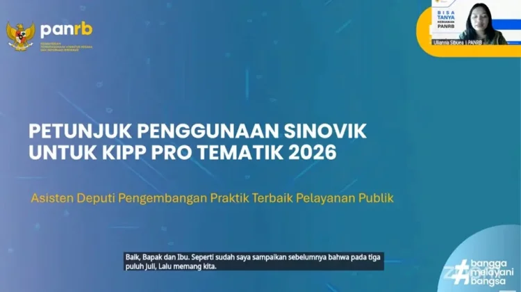 PANRB Jelaskan Teknis Penggunaan Sinovik untuk KIPP Pro Tematik 2026