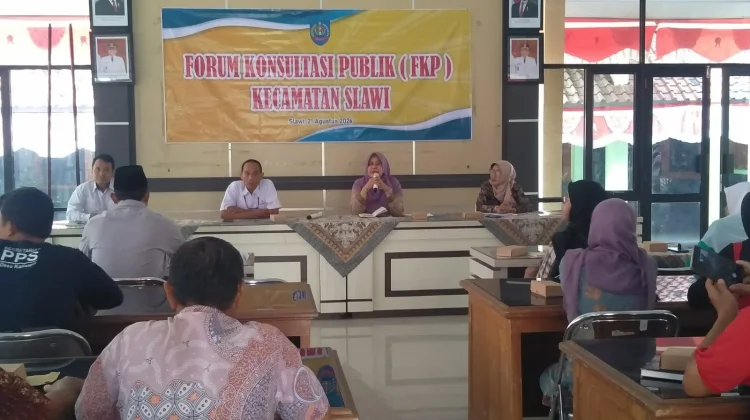 Kecamatan Slawi Gelar Forum Konsultasi Publik Bahas Data Kesejahteraan Warga