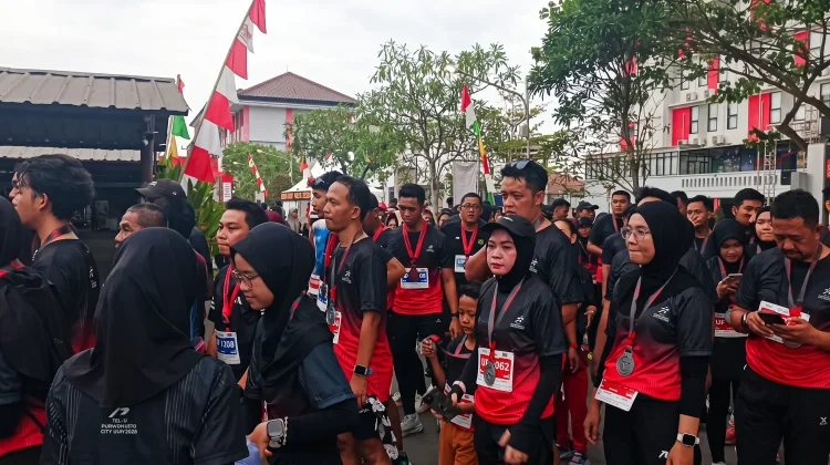 Peserta Apresiasi Purwokerto City Run, Rute Nyaman dan Suasana Meriah