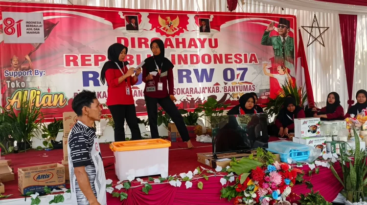 Semaraknya Jalan Sehat HUT RI di RT 02 RW 07 Karangnanas, Remaja Jadi Penggerak