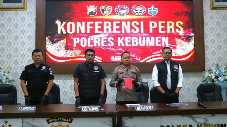 Polres Kebumen Ungkap Sabu 86,19 Gram, Dua Tersangka Diamankan