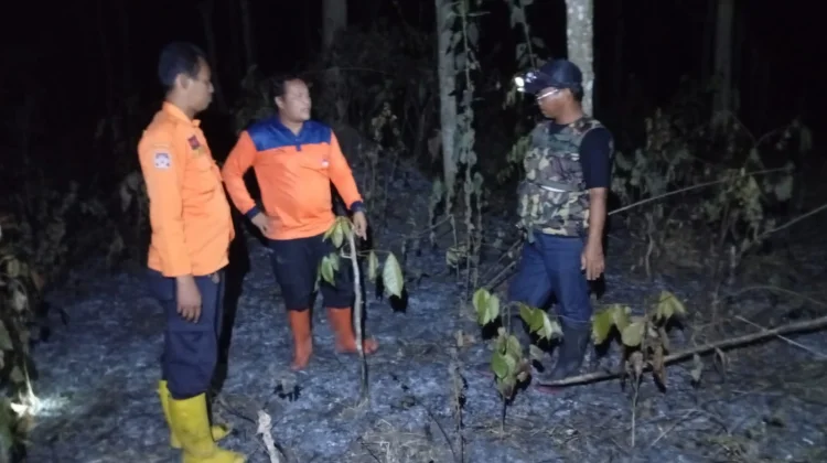 Dua Hektar Lahan di Kawunganten Terbakar