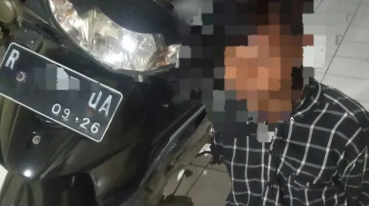 Motor Diparkir di Sawah Dicuri, Satu Pelaku Ditangkap