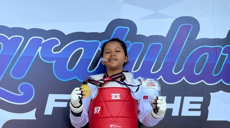 Alifa Bilqis Fadilah Raih Medali Emas, Juara 1 Taekwondo Challenge Piala KONI Pusat