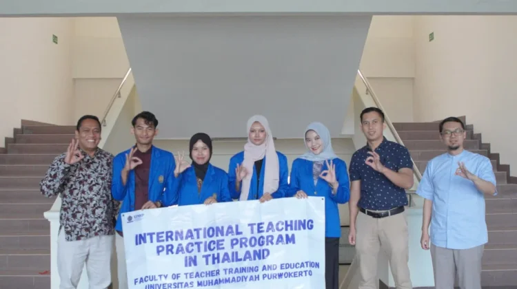Empat Mahasiswa UMP Ikuti Praktik Mengajar di Thailand