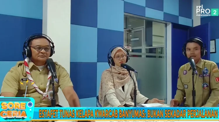 Formasi Estafet Tunas Kelapa Sarat Makna Kepramukaan