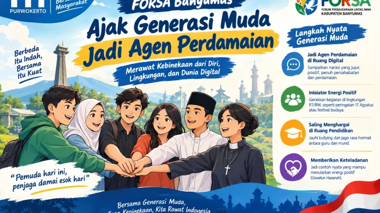 FORSA Banyumas Ajak Generasi Muda Jadi Agen Perdamaian