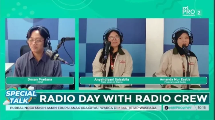 FISIP Unsoed Radio Jadi Wadah Mahasiswa Asah Kemampuan Penyiaran